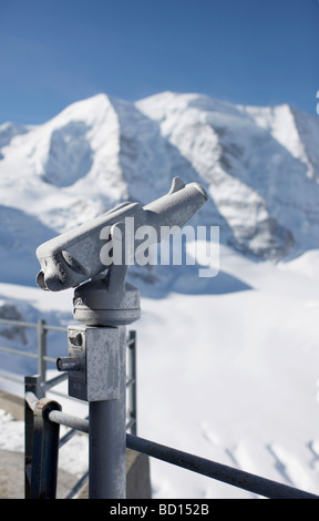 Snowscape, jumelles, Saint-Moritz, Grisons, Suisse, Europe Banque D'Images