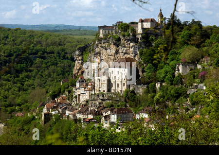 Rocamadour dans le sud-ouest de la France Banque D'Images