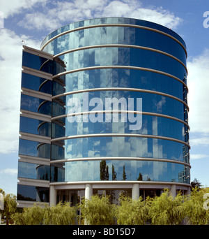 Oracle Corporation siège, connu sous le nom de 'Emerald City' à Redwood Shores, en Californie. Banque D'Images