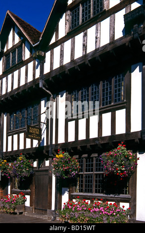 Nash's House, New place, Shakespeare House, Stratford upon Avon, Angleterre Royaume-Uni Europe. Le site de la maison familiale de Shakespeare de 1597 à 1616 Banque D'Images