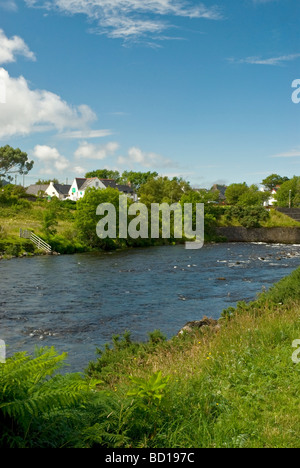 River Ewe à Poolewe Ross & Cromarty Highland Ecosse Banque D'Images