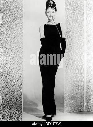 AUDREY HEPBURN-belge né Hollywood actrice de film comme Holly Golightly dans le film Paramount 1961 Banque D'Images