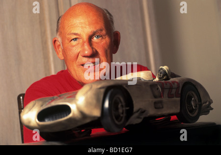 STIRLING MOSS - UK pilote de course. Banque D'Images