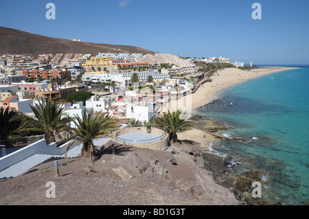 Côte près de Morro Jable Fuerteventura, Îles Canaries, Espagne Banque D'Images
