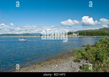 Bateaux en baie à Connel à la Nord au nord Connel nr Oban ARGYLL & BUTE Ecosse Banque D'Images