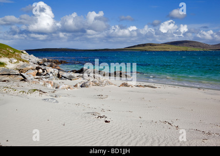 Vue de North Uist de Berneray dans les îles occidentales de l'Écosse Banque D'Images