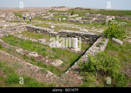 Histria, ancienne colonie grecque, Istros ou sur la mer Noire et la plus vieille ville de Roumanie, site archéologique Banque D'Images