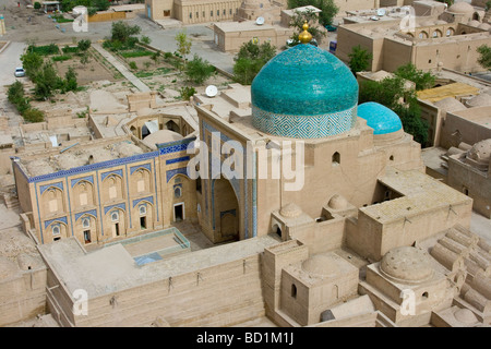 Mausolée Pahlavon Mohammed Khiva en Ouzbékistan Banque D'Images