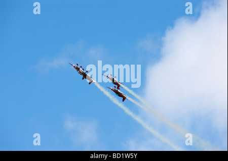 Dimanche 2009 le meeting aérien de Fairford Royal Jordanian Falcons d' EA300L Banque D'Images