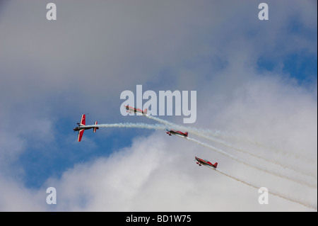 Dimanche 2009 le meeting aérien de Fairford Royal Jordanian Falcons d' EA300L Banque D'Images