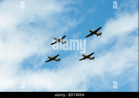 Dimanche 2009 Fairford Airshow Marine Fly 100 fly past Fleet Air Arm Banque D'Images