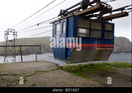 Téléphérique de Dursey Island, Péninsule de Beara, comté de Cork, Irlande, Irlande. Banque D'Images