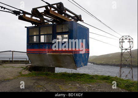 Téléphérique de Dursey Island, Péninsule de Beara, comté de Cork, Irlande, Irlande. Banque D'Images