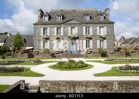 Hôtel de Ville Gouarec Bretagne France Banque D'Images