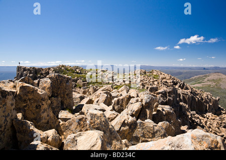 Sommet mondial de l'Australie Tasmanie Cradle Mountain Banque D'Images