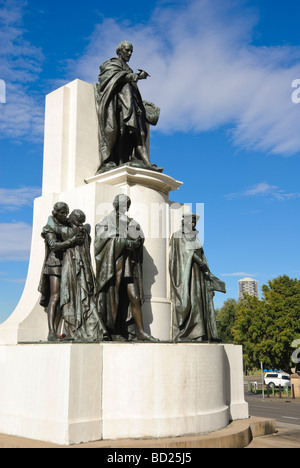 Des statues en hommage à Shakespeare. Sydney, Australie. Banque D'Images