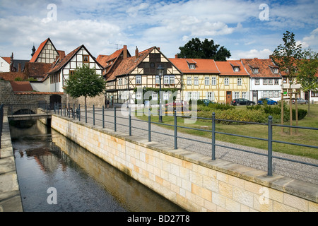 Mot, Quedlinburg, Saxe-Anhalt, Allemagne Banque D'Images