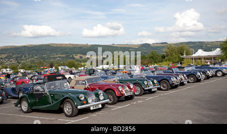 Lineup de Morgan Motor Cars célébrations du centenaire à l'Hippodrome de Cheltenham UK Août 2009 Banque D'Images