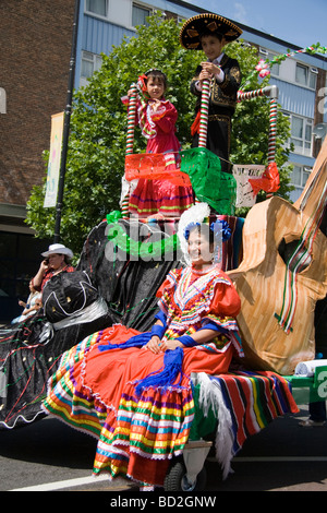 Carnaval del Pueblo London England UK 2 Août 2009 Banque D'Images