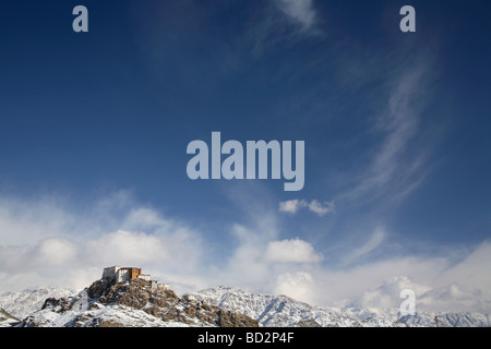 Photos de l'hiver randonnée sur la rivière Zanskar gelé au Ladakh / Inde.Il s'appelle Chadar, signifie couverture de glace. Banque D'Images