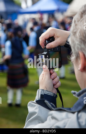 Aboyne Highland Games ou rassemblement ar Aboyne, Aberdeenshire, Scotland, UK Banque D'Images