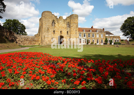 Le Château De Tonbridge, Kent UK Banque D'Images