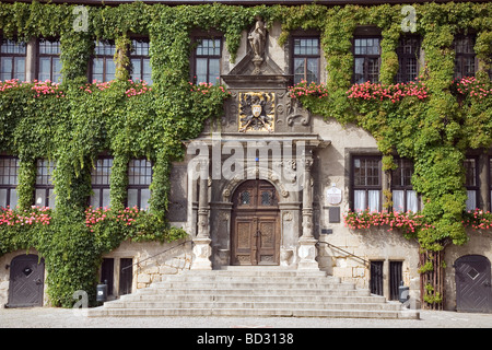 Rathaus, Quedlinburg, Saxe-Anhalt, Allemagne Banque D'Images