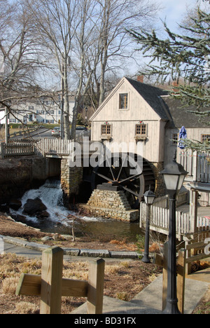 Jenney's Grist Mill à Plymouth, Massachusetts Banque D'Images