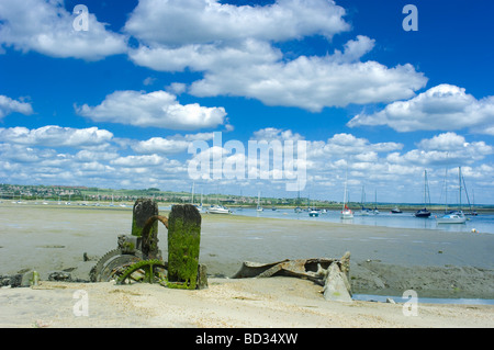 Langstone Harbour offre une vue sur la mer Banque D'Images