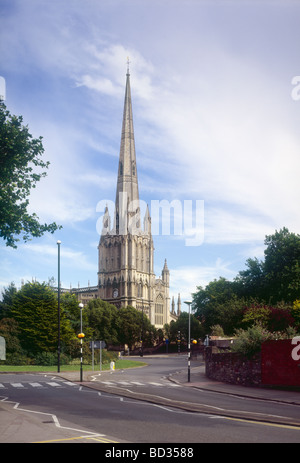 L'église St Mary Redcliffe Bristol Angleterre Banque D'Images