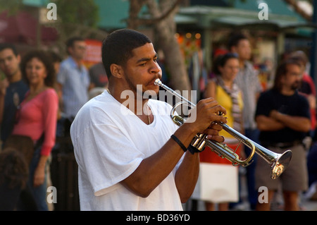 Musicien de rue Banque D'Images