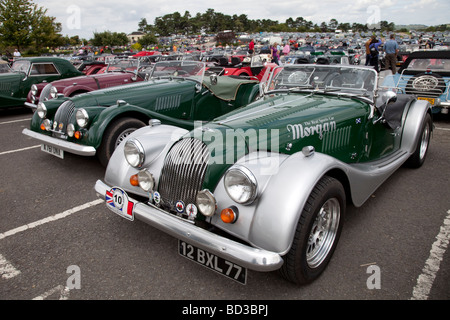 Morgan Motor Cars célébrations du centenaire à l'Hippodrome de Cheltenham UK Août 2009 Banque D'Images