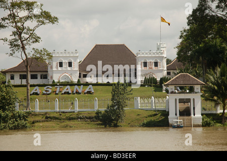 Astana Palace, siège de la Gouverneur à Kuching Sarawak Bornéo Malaisie Asie du sud-est Banque D'Images