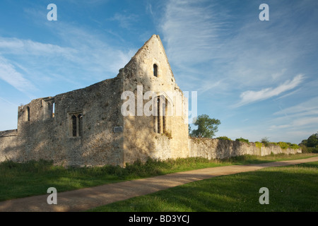 Les ruines de l'abbaye Godstow sur les rives de la Tamise à Oxford UK Banque D'Images