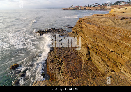 Vues de Sunset Cliffs. Banque D'Images