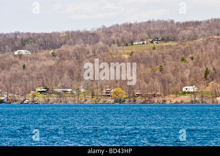 Le lac Cayuga, Finger Lakes Region, New York, NY, USA, ETATS-UNIS, United States Banque D'Images