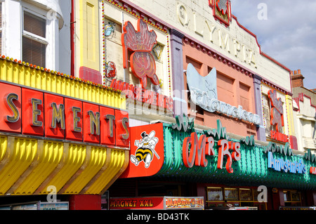 Des salles de jeux en bord de mer, Marine Parade, Southend-on-Sea, Essex, Angleterre, Royaume-Uni Banque D'Images