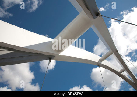 Le Pont de l'infini dans Stockton on Tees, Angleterre du Nord-Est Banque D'Images