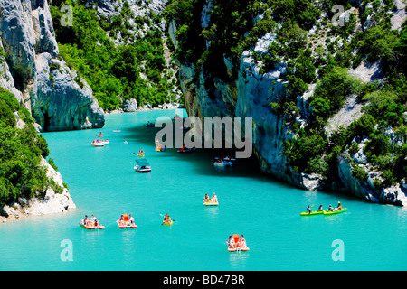 Lac de Sainte-Croix Les Gorges du Verdon Provence France Banque D'Images