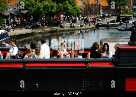 Regent's Canal à Camden Lock, Camden Town, London, UK Banque D'Images