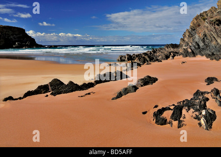 Le Portugal, l'Alentejo : Praia do Carvalhal Banque D'Images