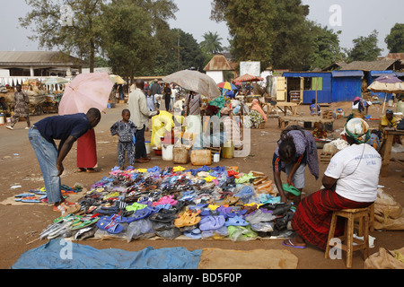 En face du marché de le palais du Sultan, Foumban, Cameroun, Afrique Banque D'Images