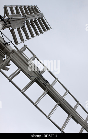 Dyke Thurne Bazin Norfolk UK. Close up de voiles. Banque D'Images