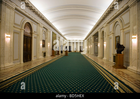 Palais du Parlement de Bucarest de l'intérieur Banque D'Images