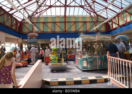 Lytham St Annes Lancashire Angleterre Vacances-UE dans l'attraction de St Anne's Pier Banque D'Images