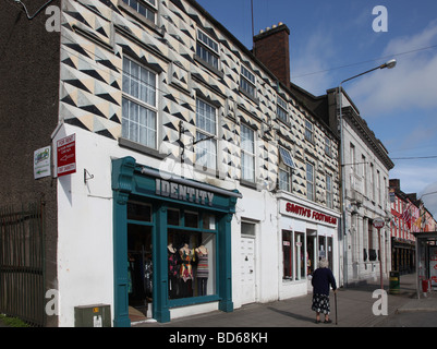Trompe l oeil kitsch shopfront Carrickmacross Co Monaghan Banque D'Images