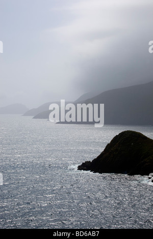 Dunmore head à l'égard de l'île blasket dingle Irlande Banque D'Images