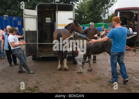 Foire du cheval Brigg Brigg Lincolnshire Angleterre HOMER SYKES Banque D'Images