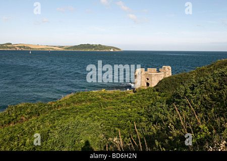 Point de Pendennis Falmouth, Cornwall Banque D'Images