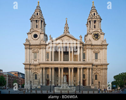 Cathédrale St Paul Ludgate Hill Londres Angleterre Banque D'Images